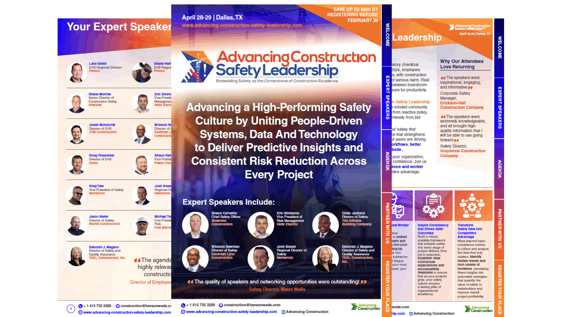 Advancing Construction Safety Leadership 2026 - Event Guide